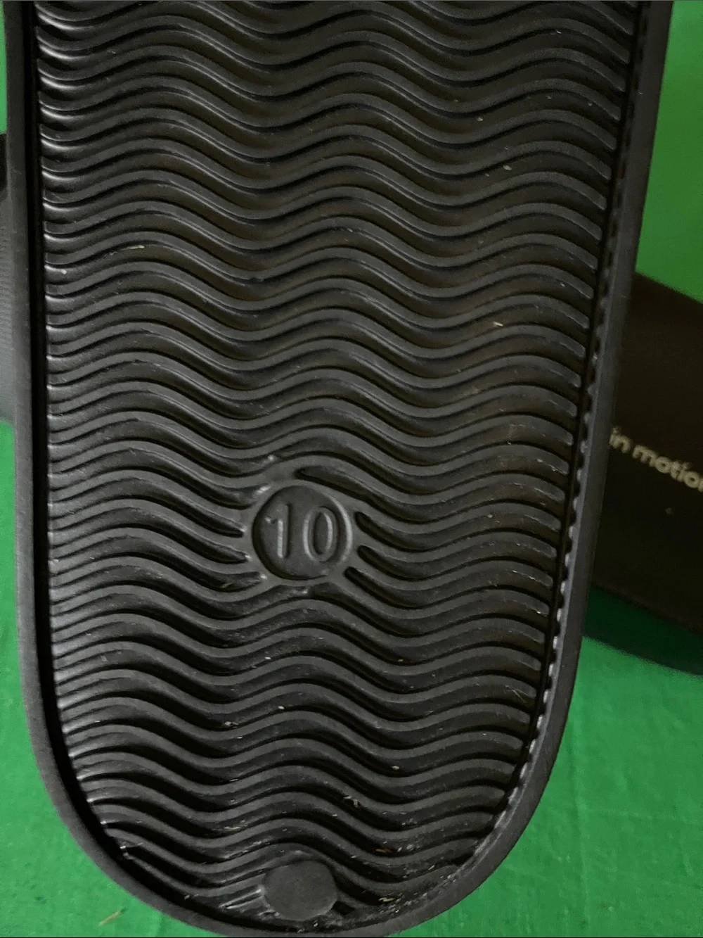 all in motion Black Men's Slide Sandals with Wide Strap